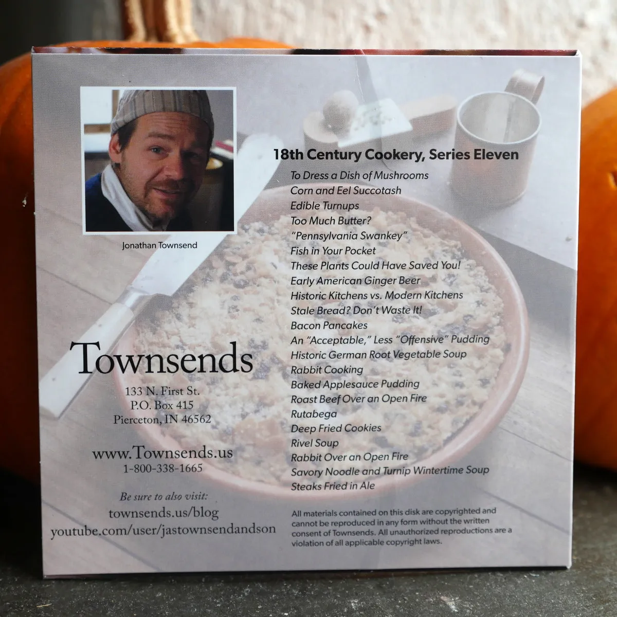 18th Century Cookery DVD. Series 11