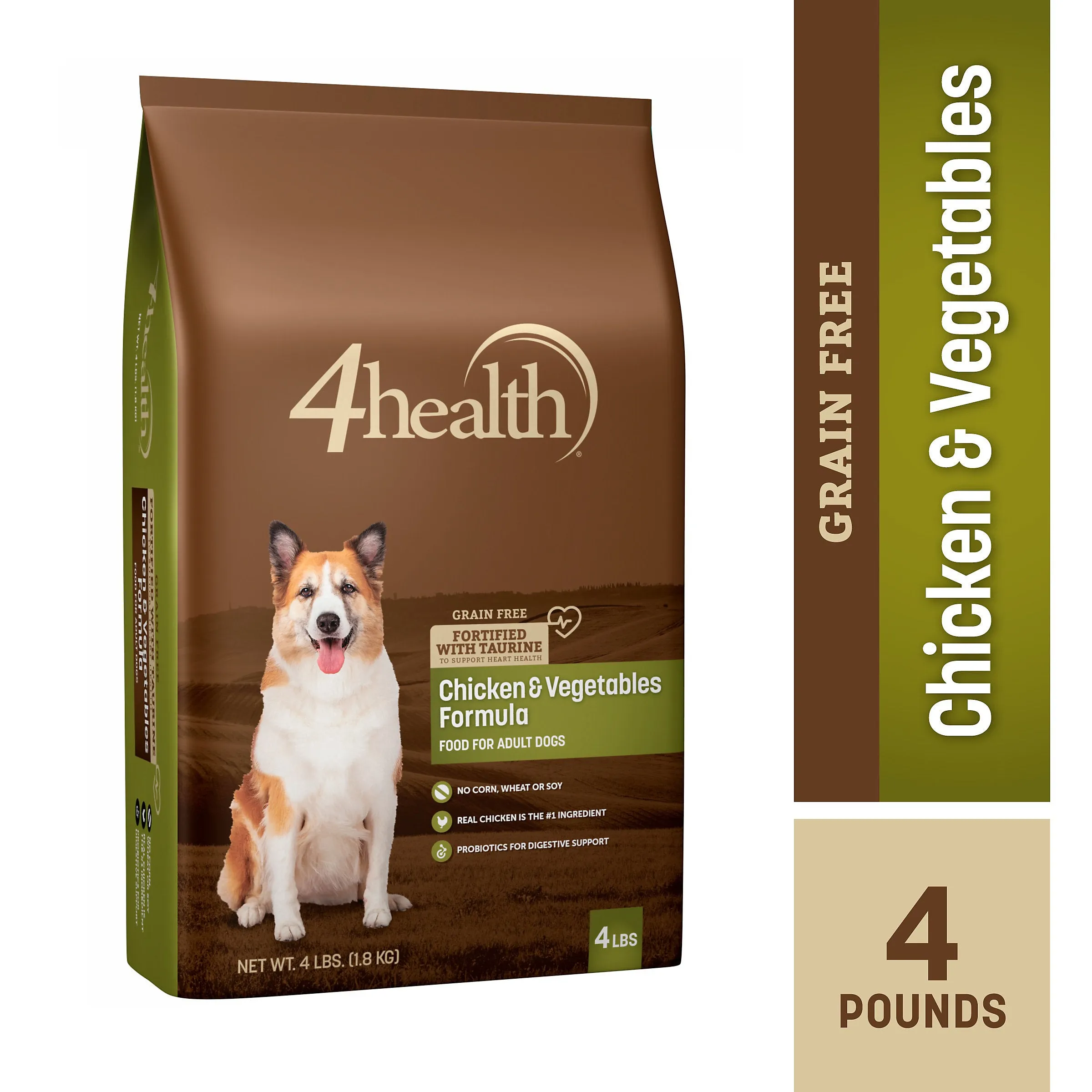4health Grain Free Chicken & Vegetables Formula Adult Dry Dog Food