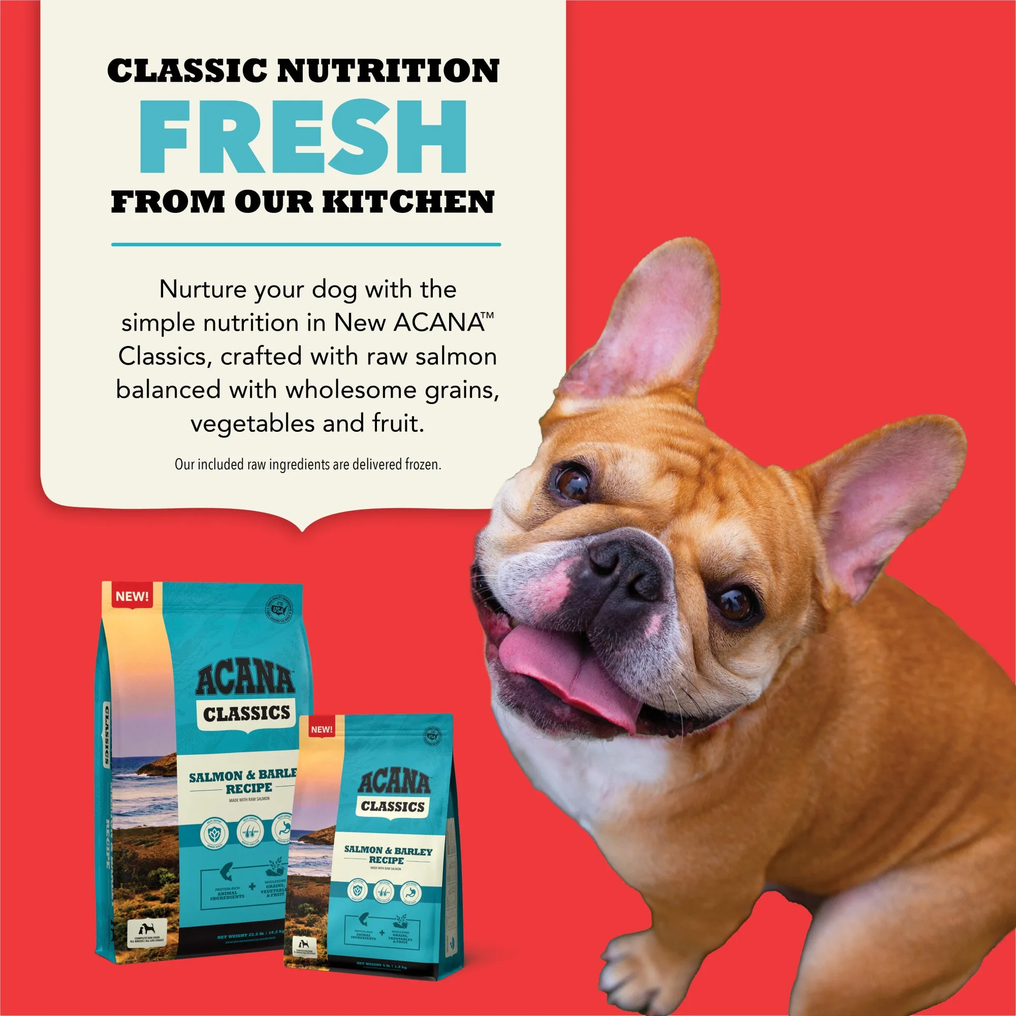 ACANA Classics Dry Dog Food Salmon & Barley Recipe 22.5lb