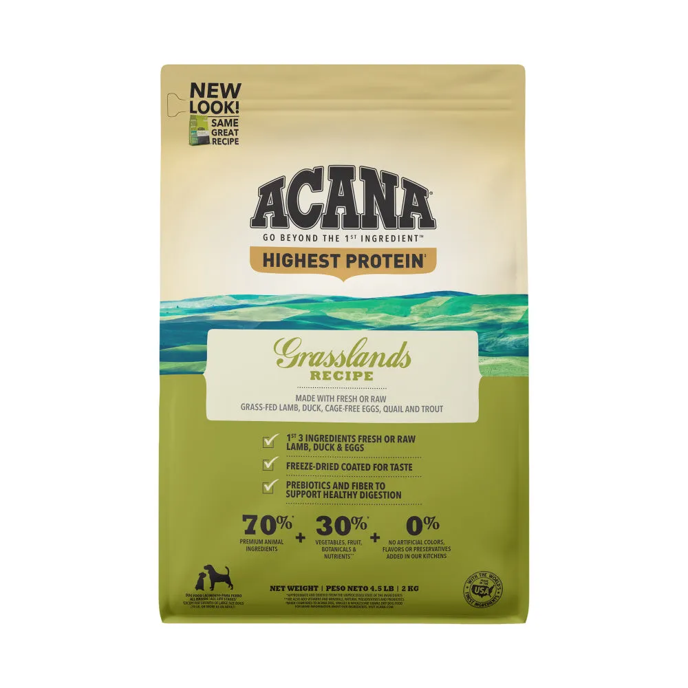 ACANA Regionals Grasslands Formula Grain Free Dry Dog Food