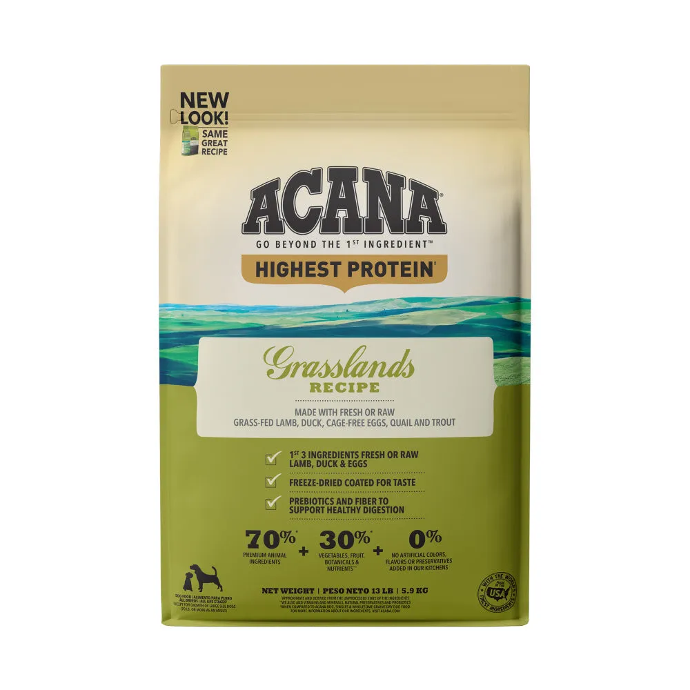 ACANA Regionals Grasslands Formula Grain Free Dry Dog Food