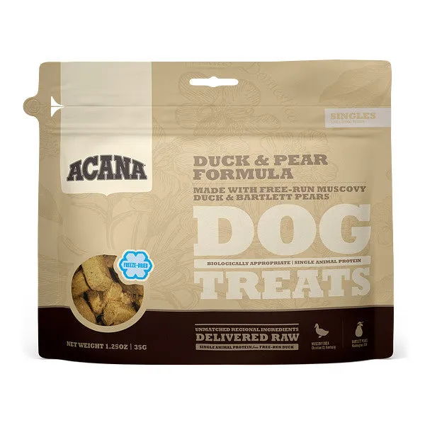 ACANA Singles Grain Free Limited Ingredient Diet Duck & Pear Formula Dog Treats