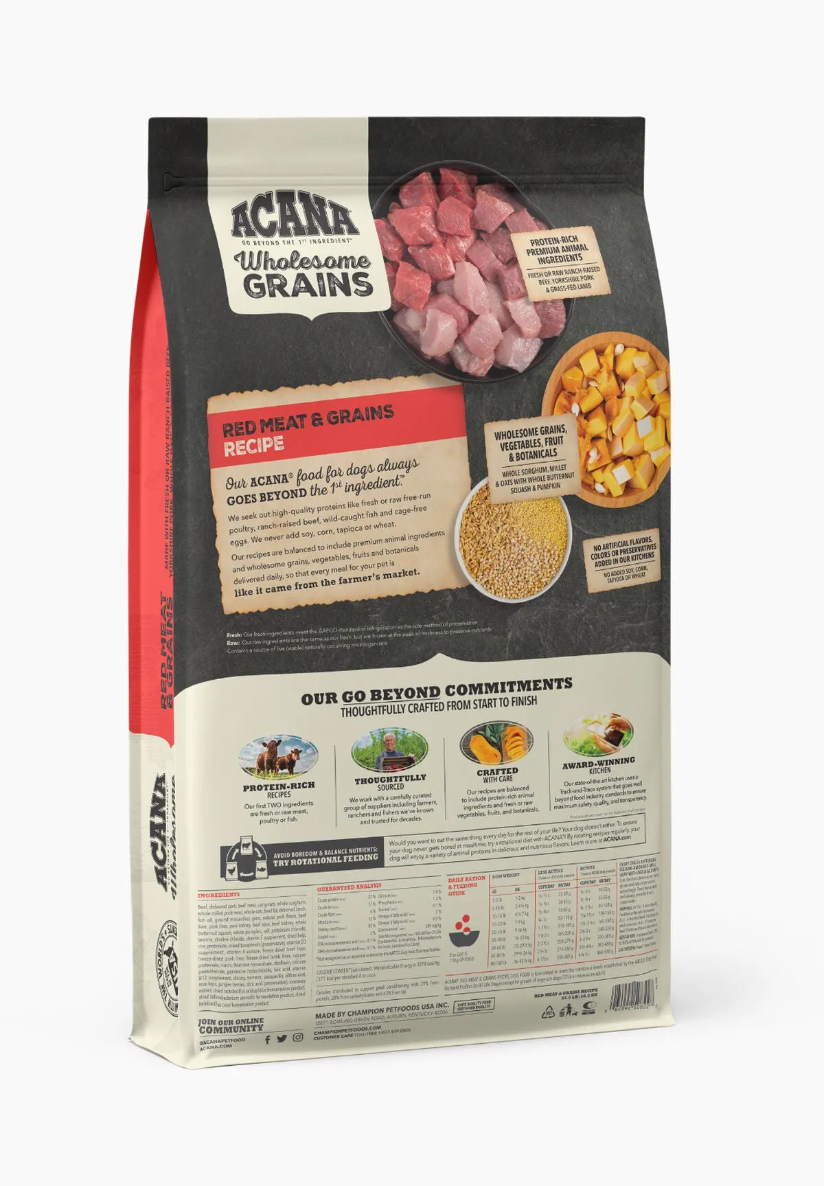 ACANA Wholesome Grains Red Meat Dry Dog Food