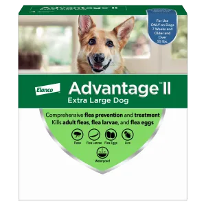 Advantage II Extra Large Dog 4-Pack