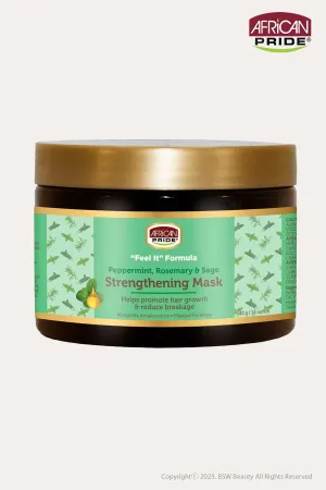 AFRICAN PRIDE FEEL IT FORMULA STRENGTHENING MASK HAIR TREATMENT 12oz