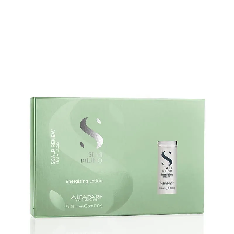Alfaparf Semi Di Lino Scalp Renew Energizing Lotion 12x10ml For Hair Loss
