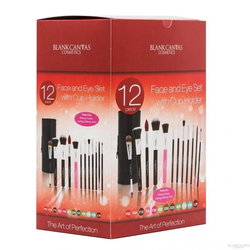 Blank Canvas 12 Piece Face And Eye Set With Cup Holder Discontinued