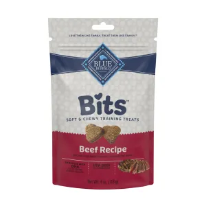 Blue Buffalo Bits Tender Beef Recipe Soft-Moist Training Dog Treats