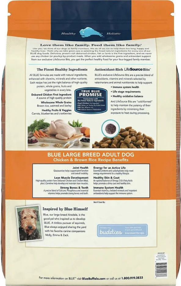 Blue Buffalo Life Protection Natural Chicken & Brown Rice Recipe Large Breed Adult Dry Dog Food