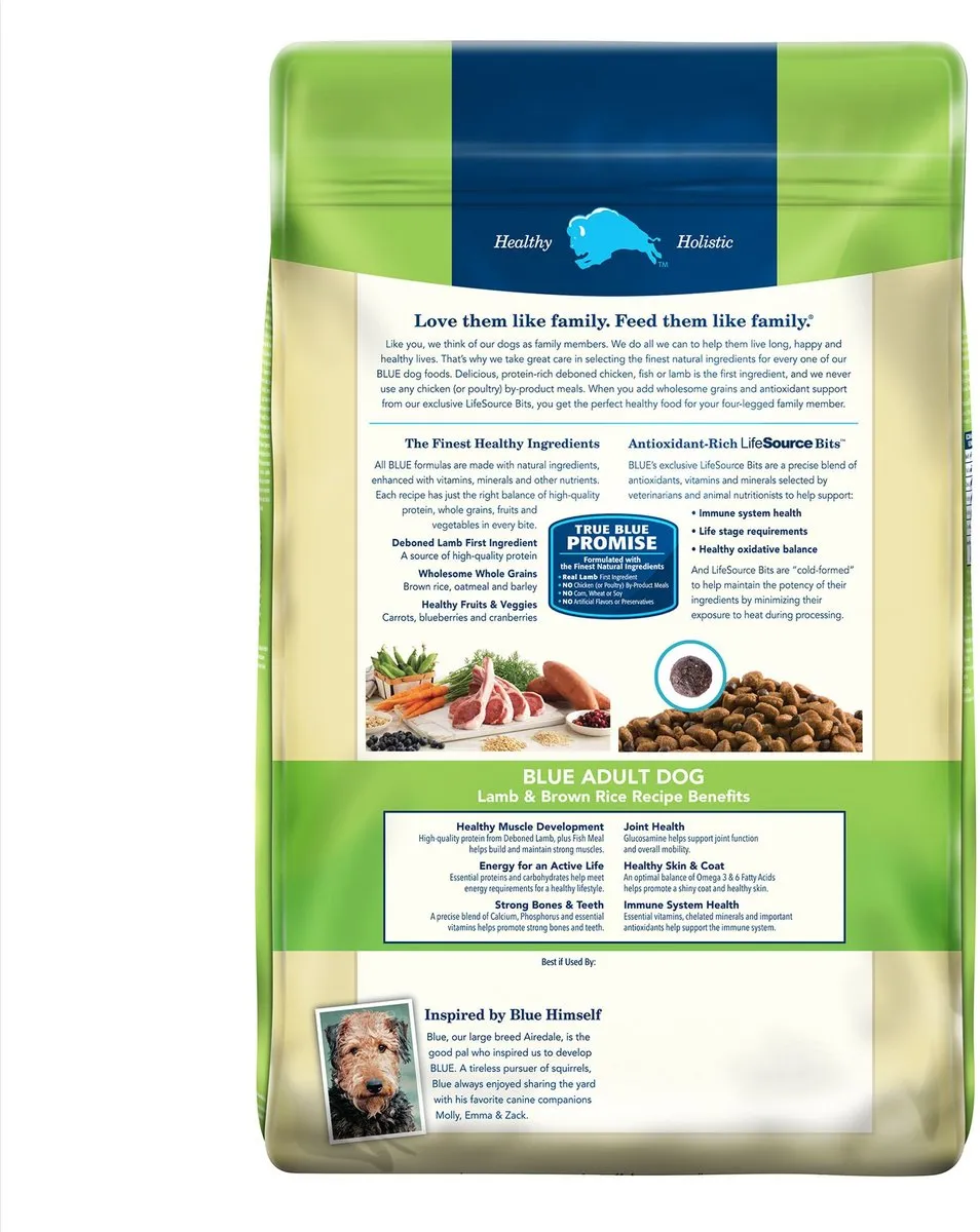 Blue Buffalo Life Protection Natural Lamb & Brown Rice Recipe Small Breed Adult Dry Dog Food