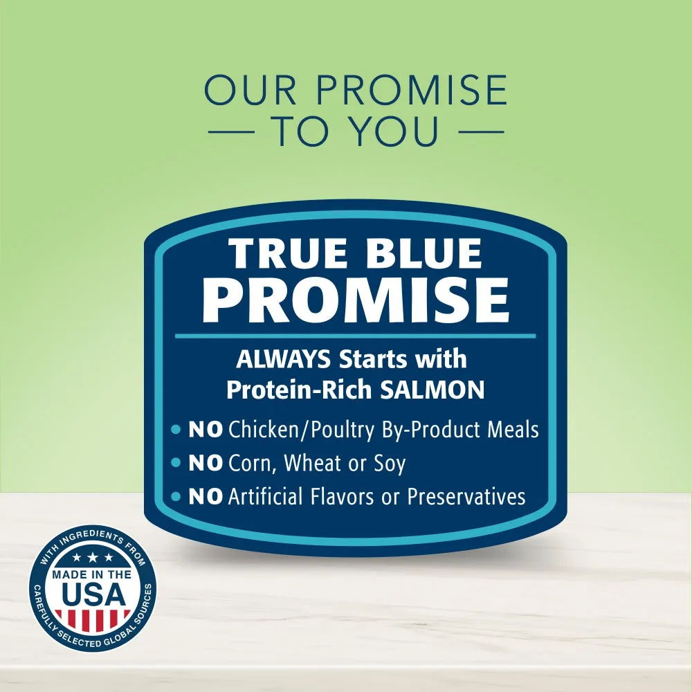 Blue Buffalo True Solutions Perfect Coat Natural Skin & Coat Care Salmon Recipe Adult Dry Cat Food