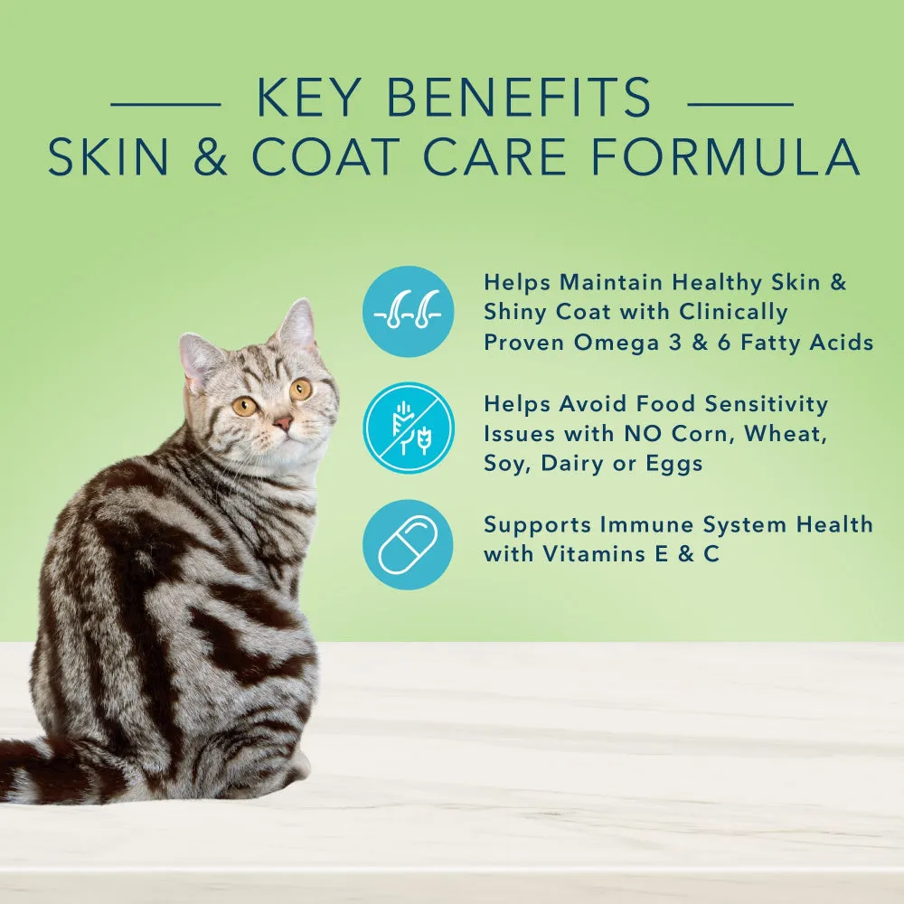 Blue Buffalo True Solutions Perfect Coat Natural Skin & Coat Care Salmon Recipe Adult Dry Cat Food