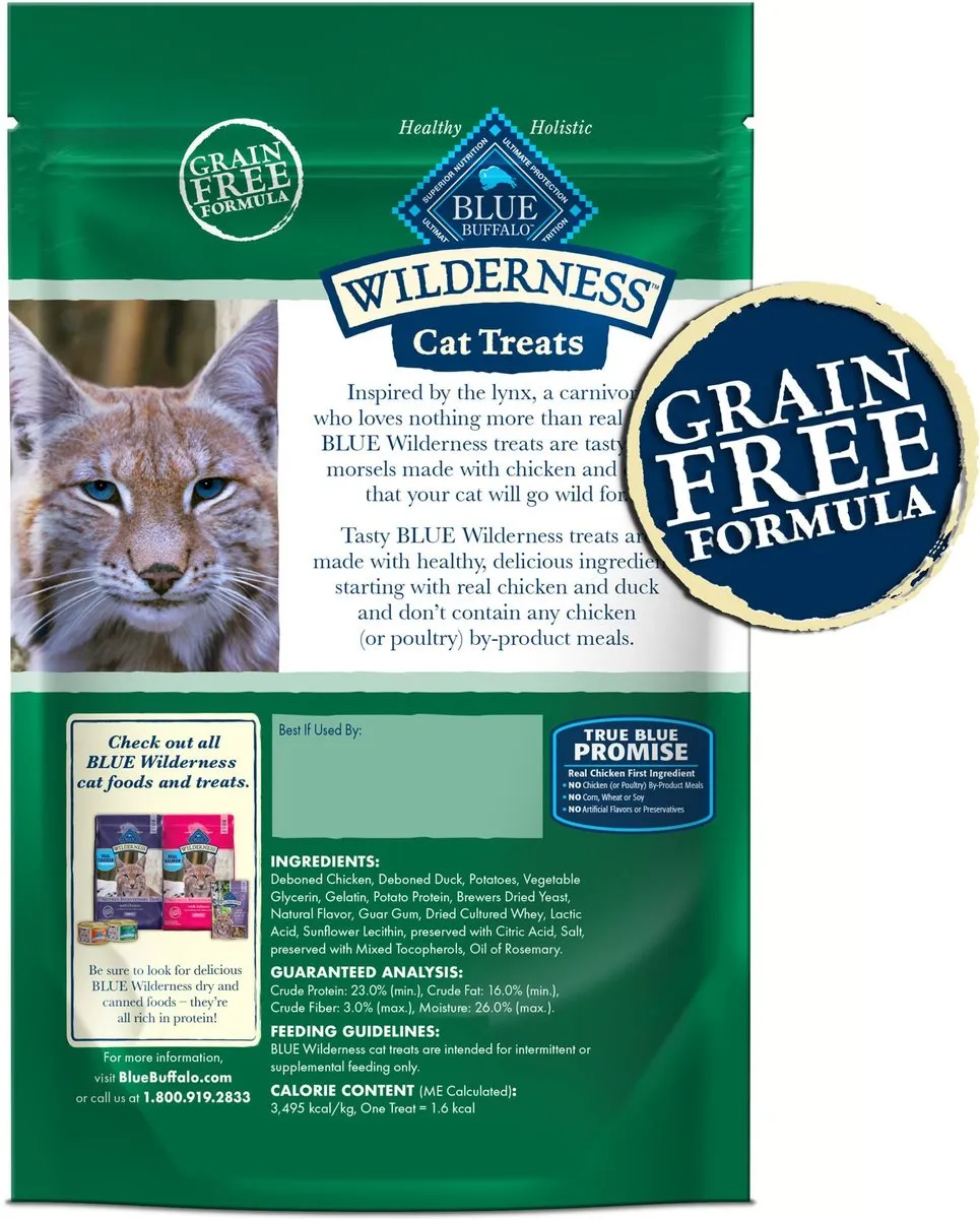 Blue Buffalo Wilderness Chicken & Duck Cat Treats