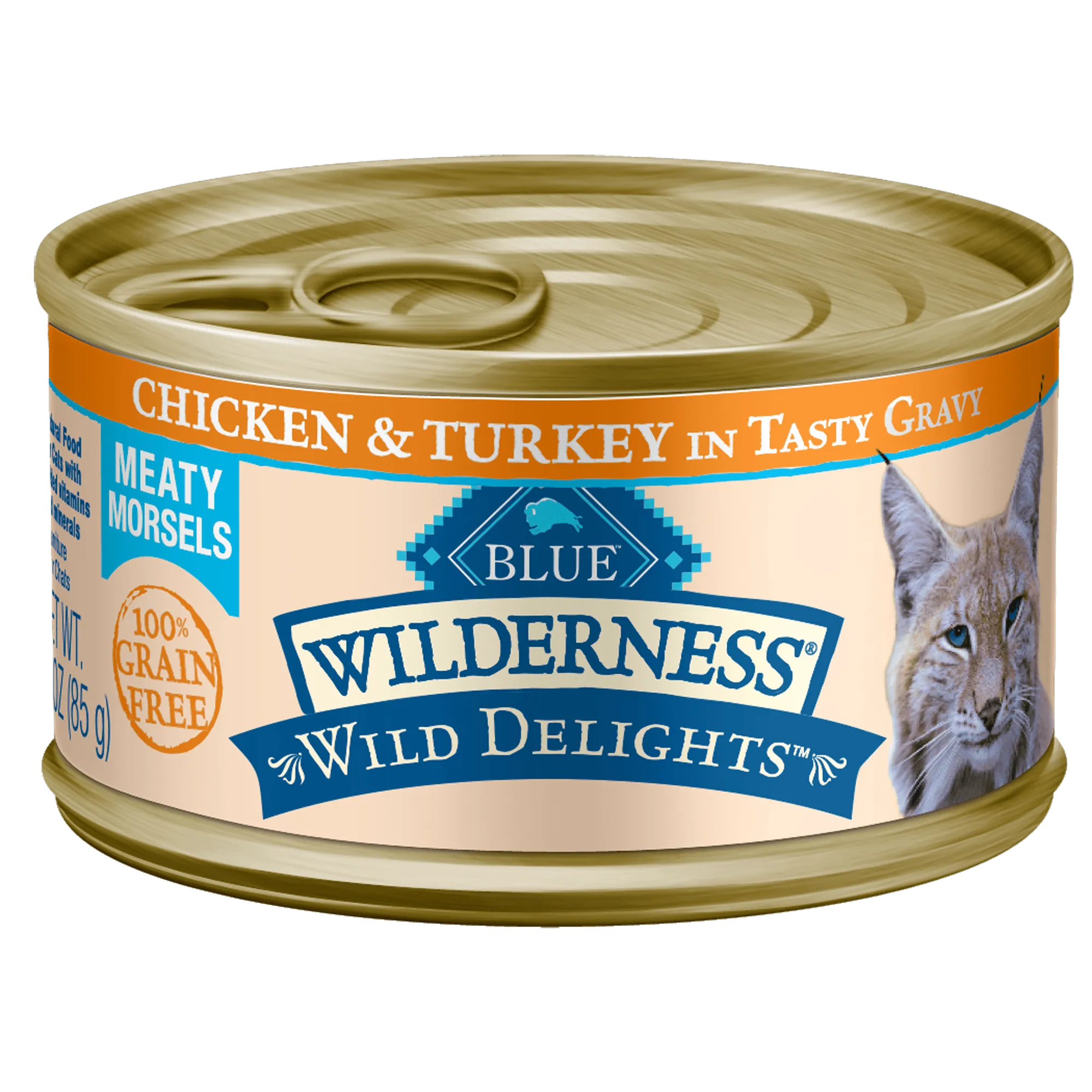 Blue Buffalo Wilderness Wild Delights Chicken and Turkey Canned Cat Food