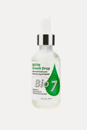 BY NATURES BIO 7 BIOTIN GROWTH DROP 2oz