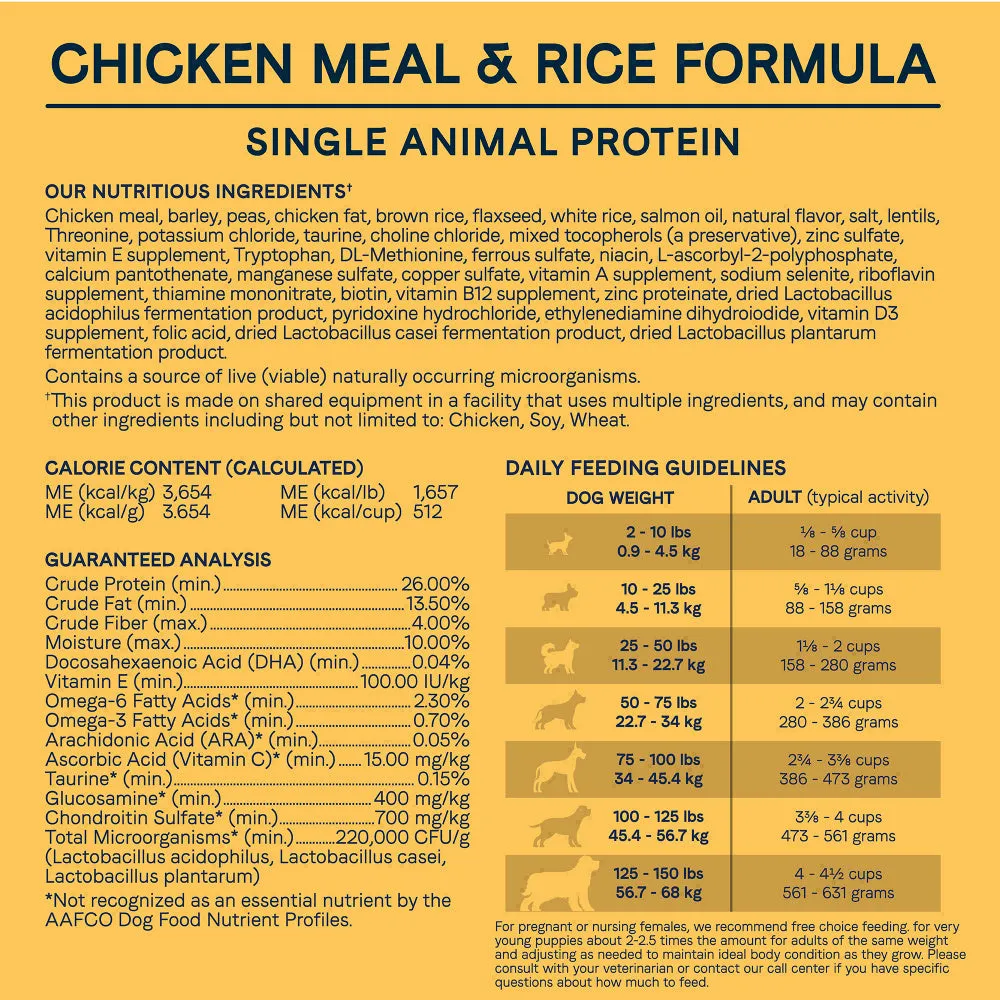 Canidae All Life Stages Chicken Meal & Rice Formula Dry Dog Food