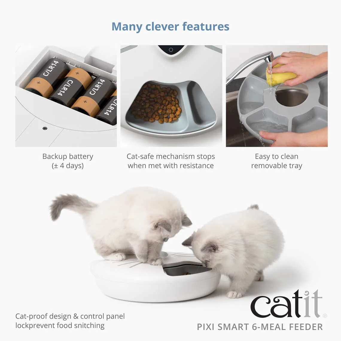 Catit Pixi Smart 6-Meal Feeder