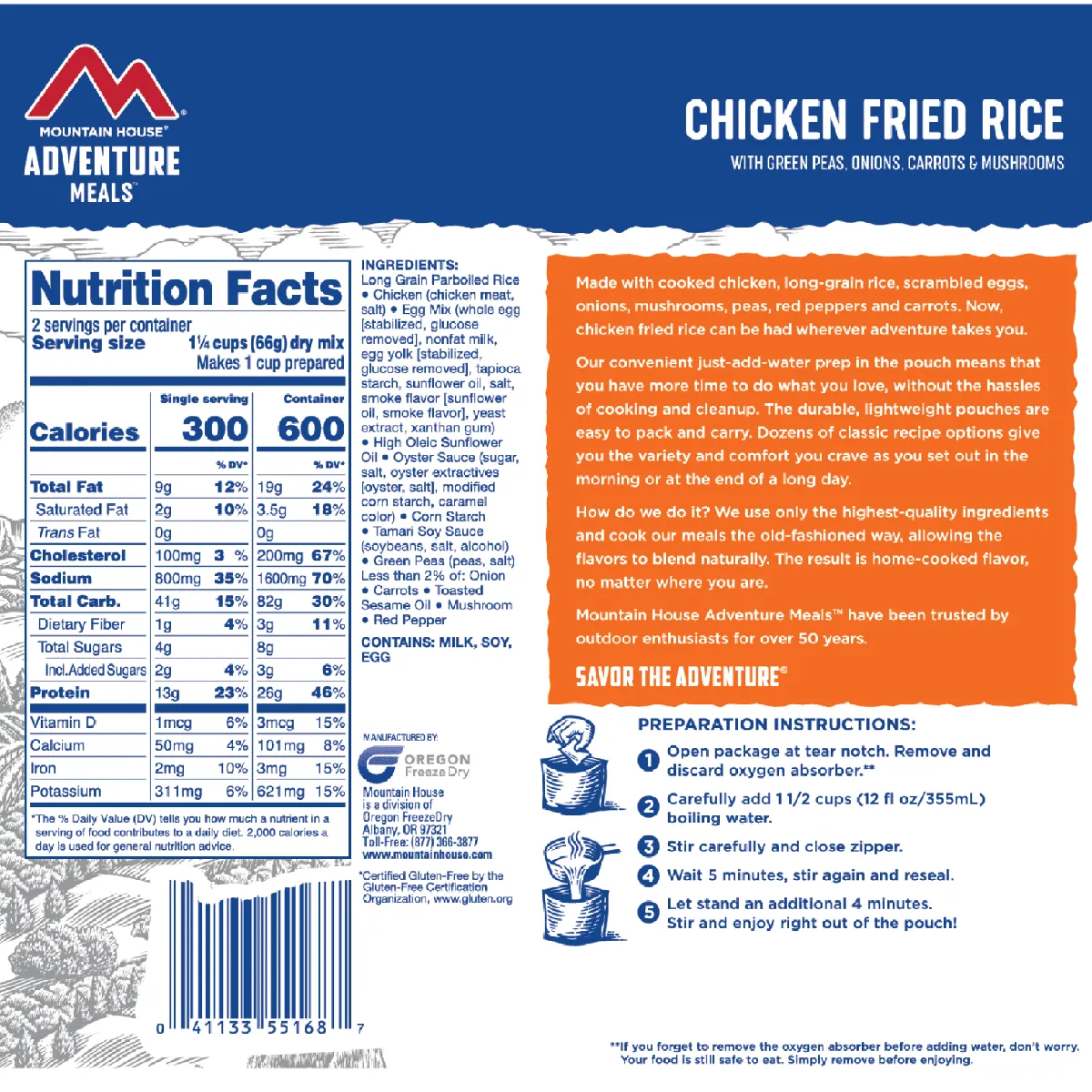 Chicken and Fried Rice (2 Servings)