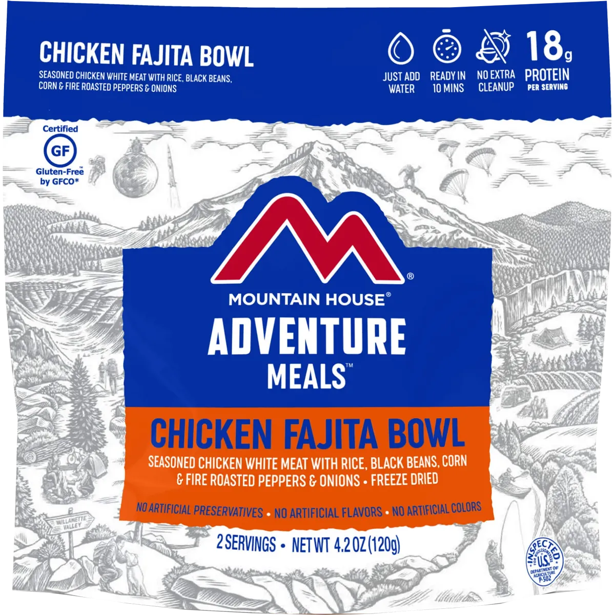 Chicken Fajita Bowl (2 Servings)