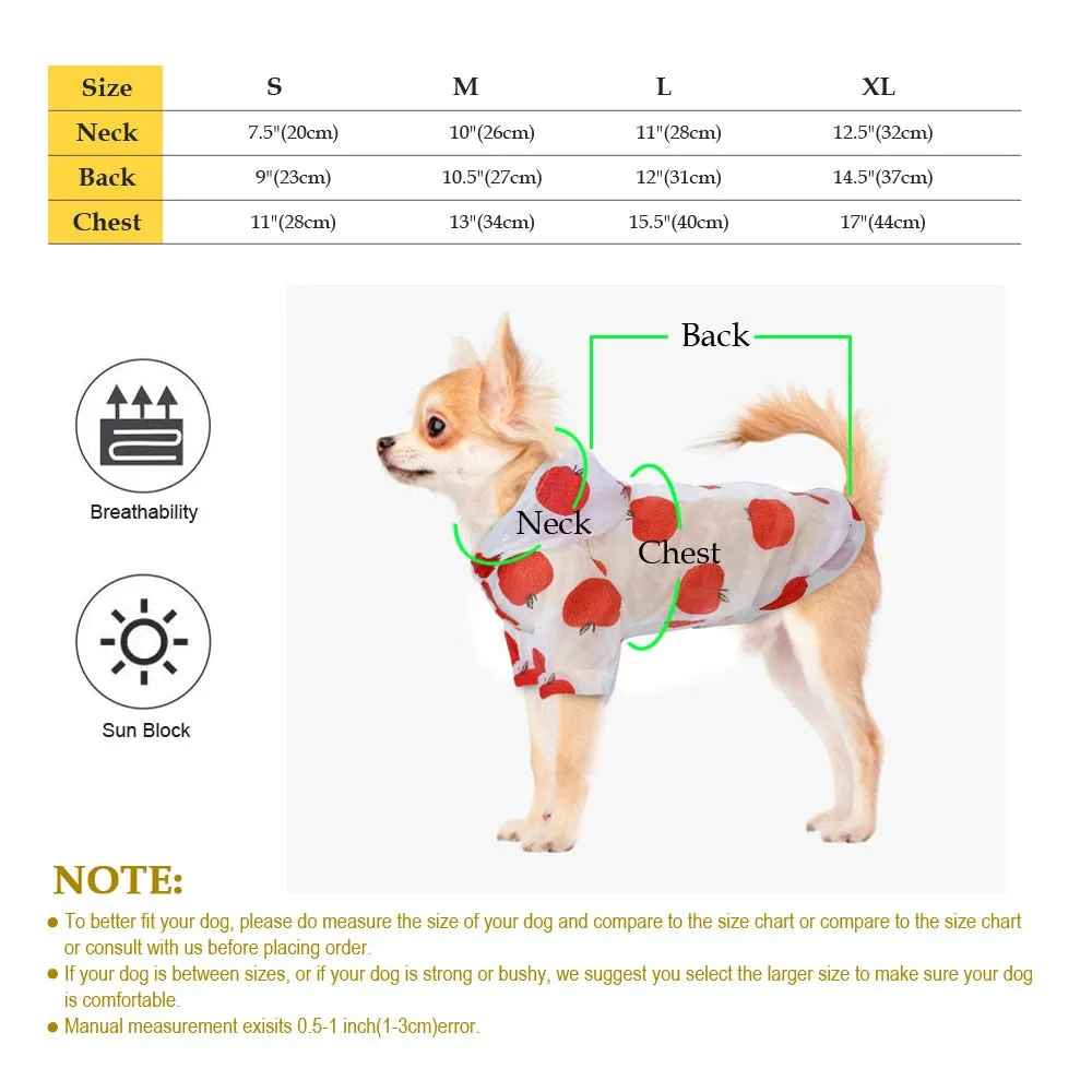 Dog Raincoat Sun-proof Clothing