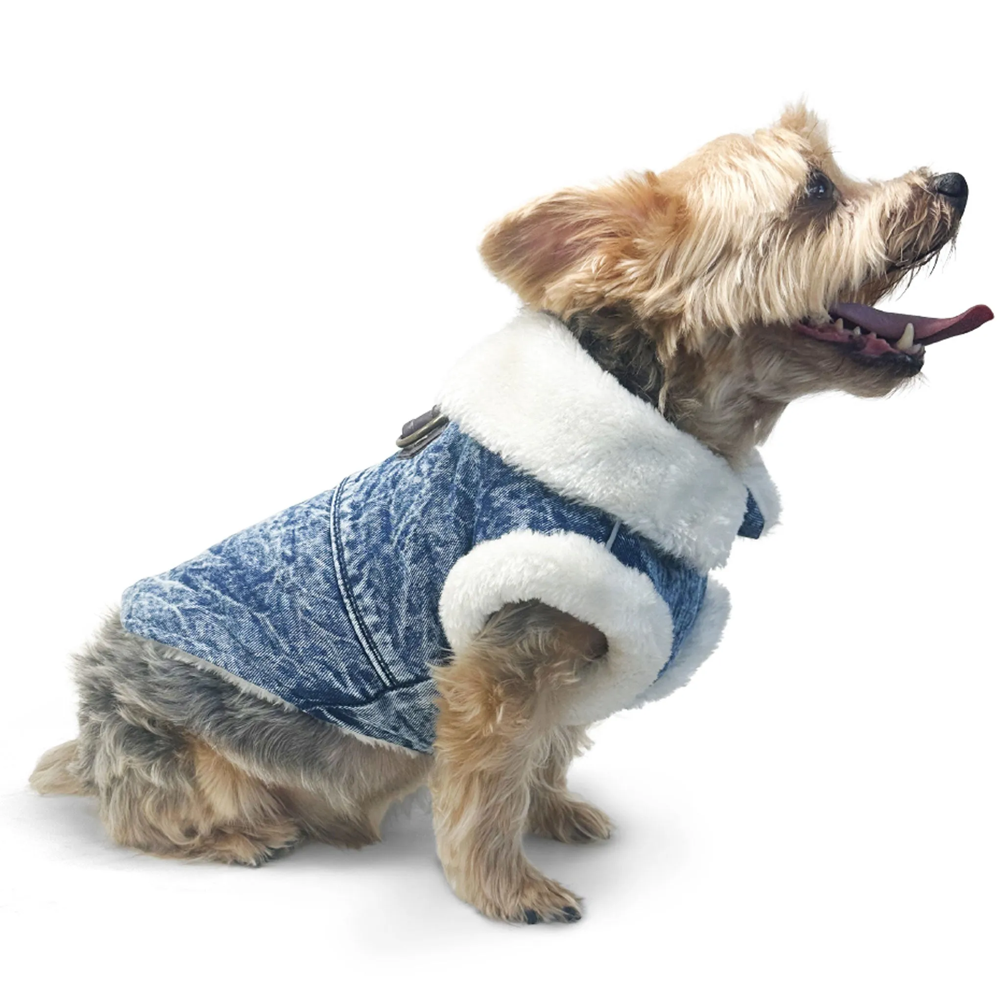 Dogo Pet Fashions Runner Coat - Denim