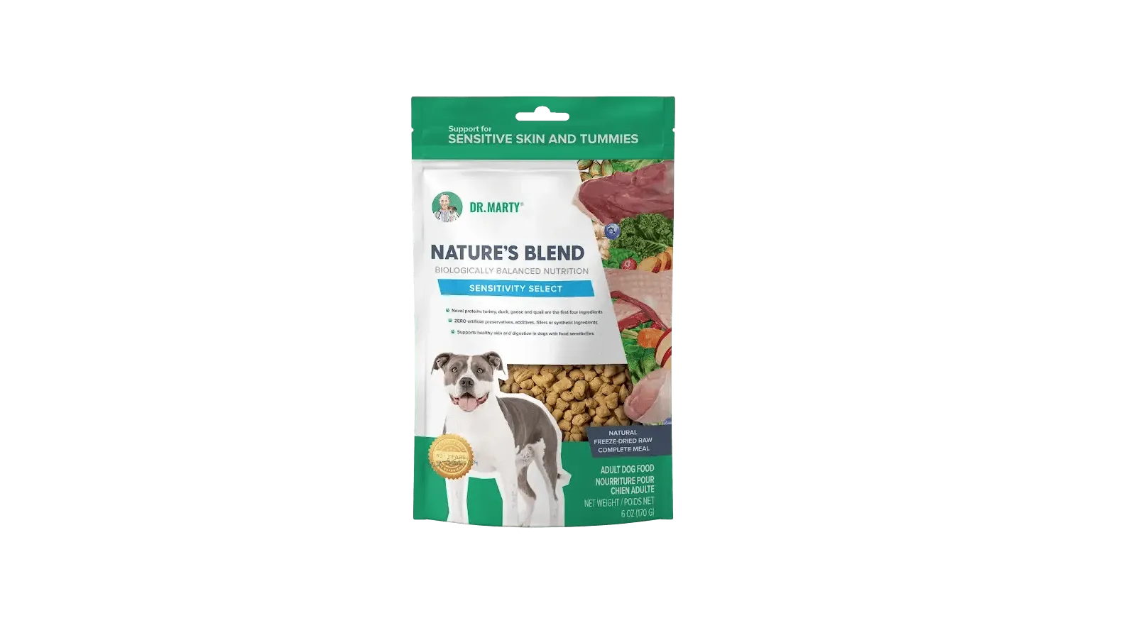 DR. MARTY Nature’s Blend Sensitivity Select Freeze Dried Raw Dog Food