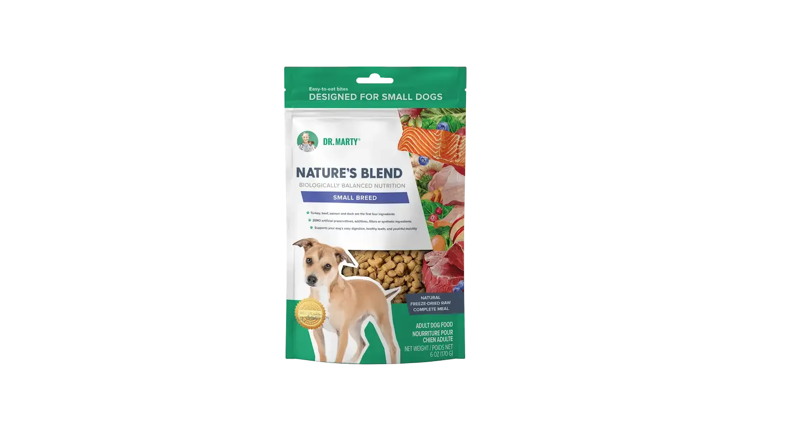 DR. MARTY Nature’s Blend Small Breed Freeze Dried Raw Dog Food