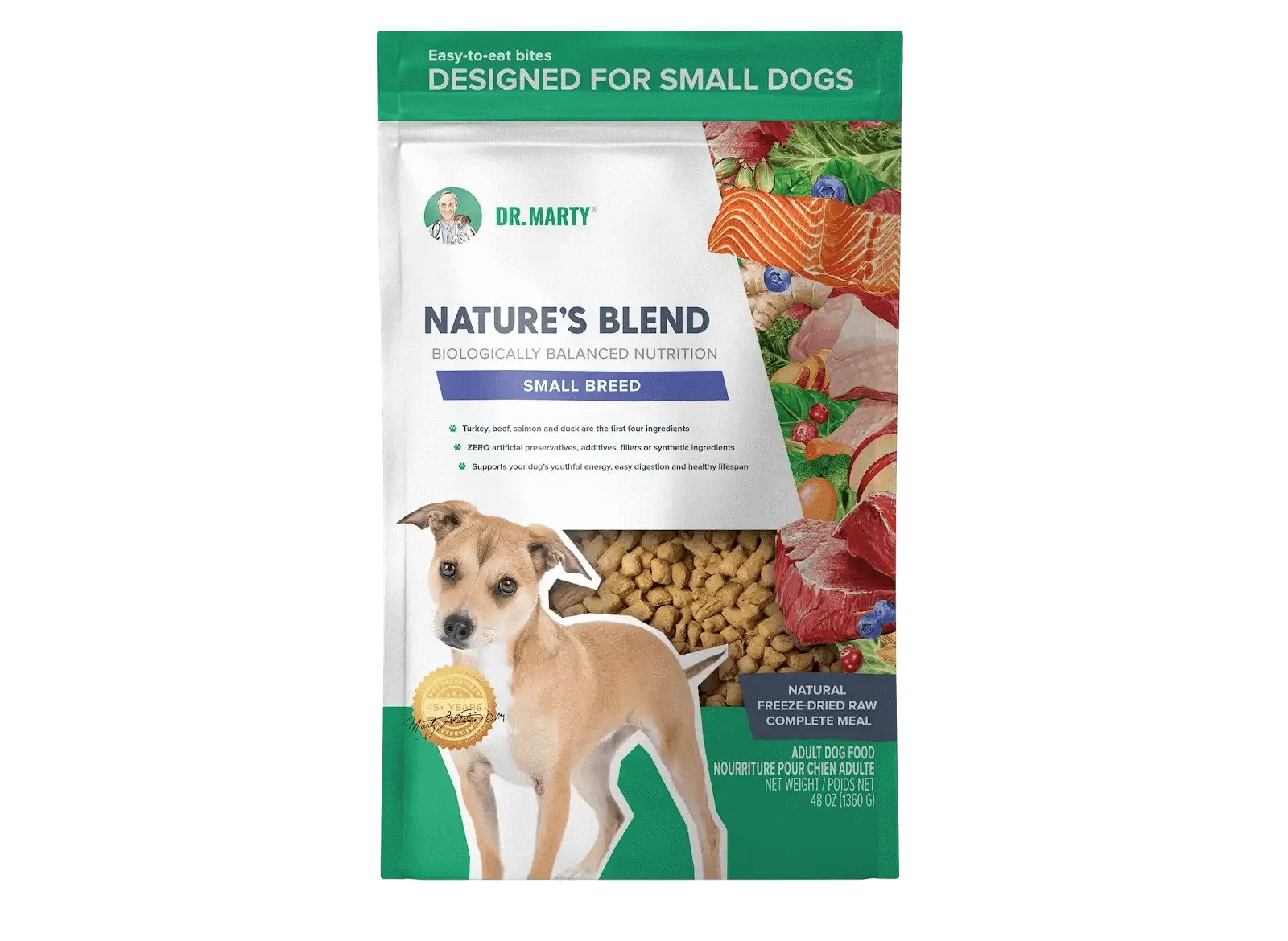 DR. MARTY Nature’s Blend Small Breed Freeze Dried Raw Dog Food