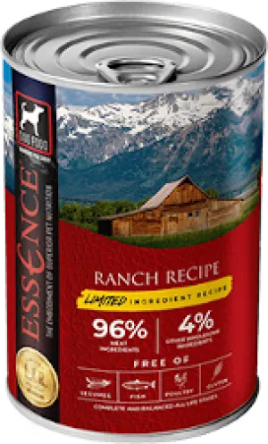 Essence Pet Foods Limited Ingredient Recipe Ranch Canned Dog Food