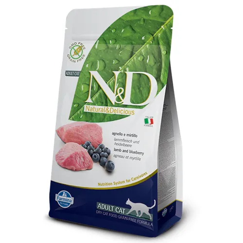 Farmina Natural & Delicious Grain Free Lamb and Blueberry Adult Cat