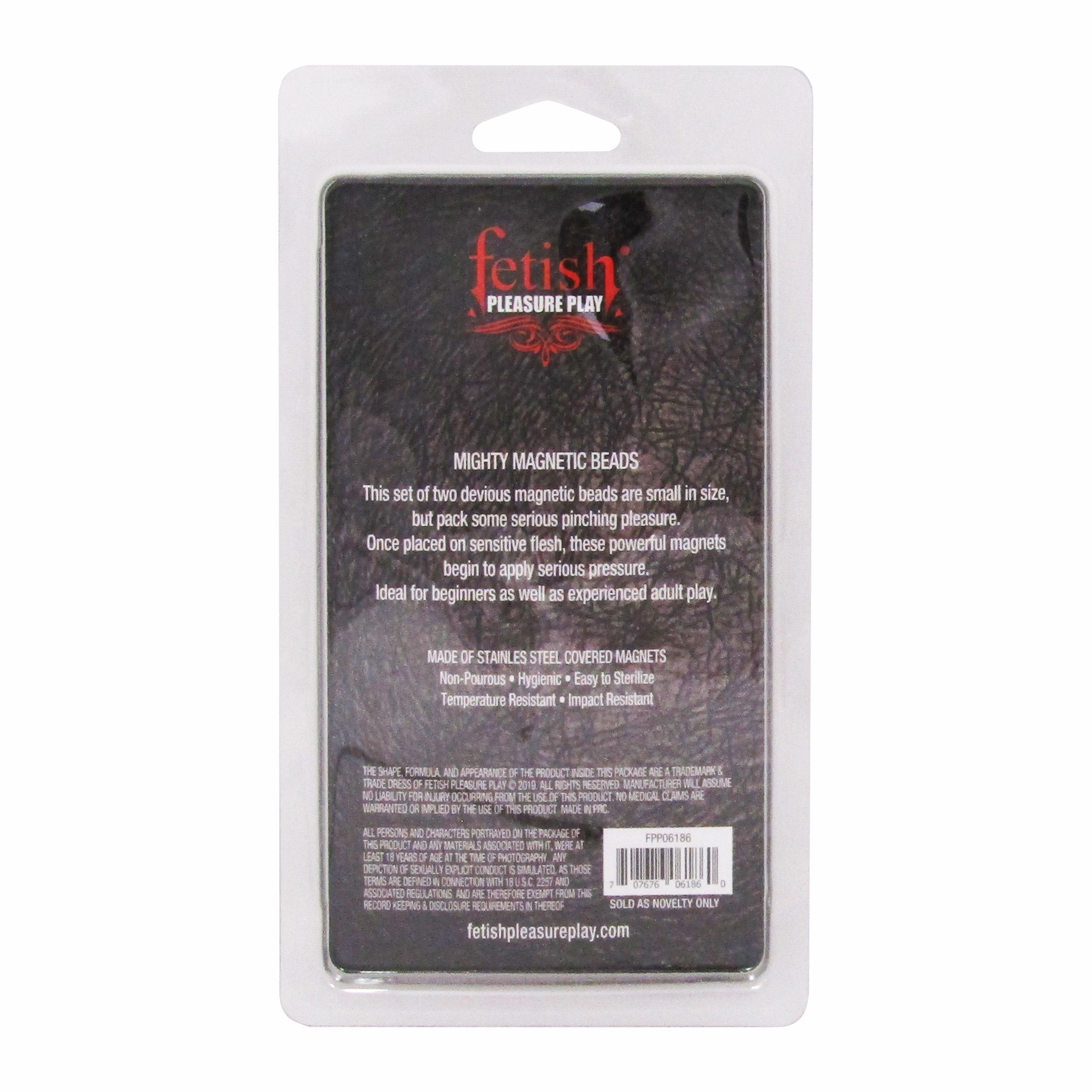 Fetish Pleasure Play XL Magnetic Nipple Beads