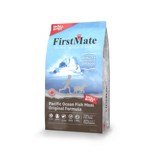 FirstMate Grain Free Limited Ingredient Diet Pacific Ocean Fish Meal Original Formula Small Bites Dry Dog Food