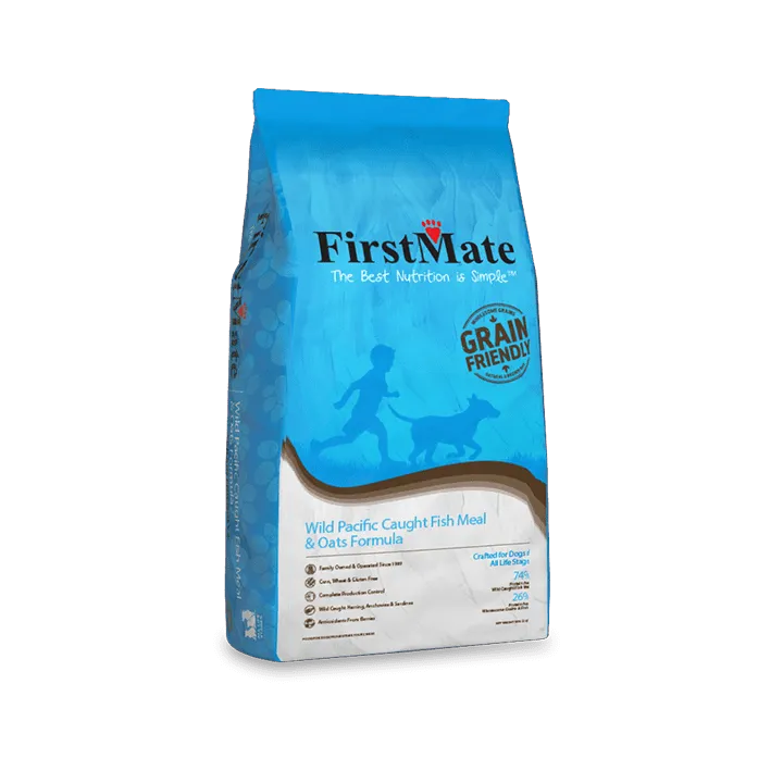 FirstMate Grain Friendly Wild, Pacific Caught Fish & Oats Formula Dry Dog Food