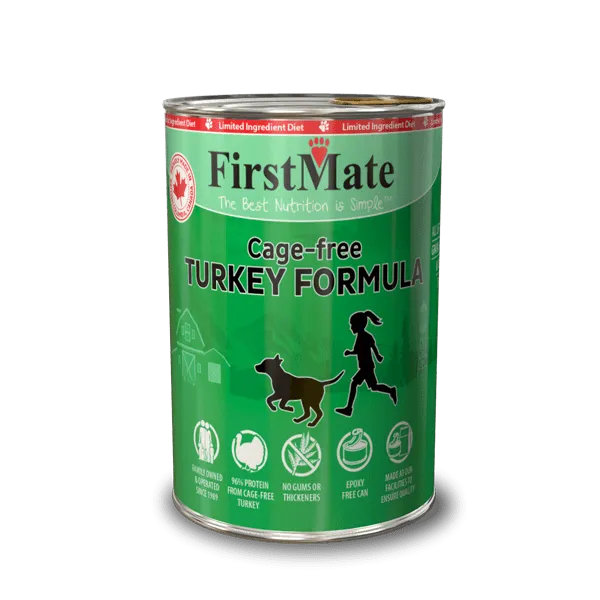 FirstMate Limited Ingredient Cage Free Turkey Formula Canned Dog Food