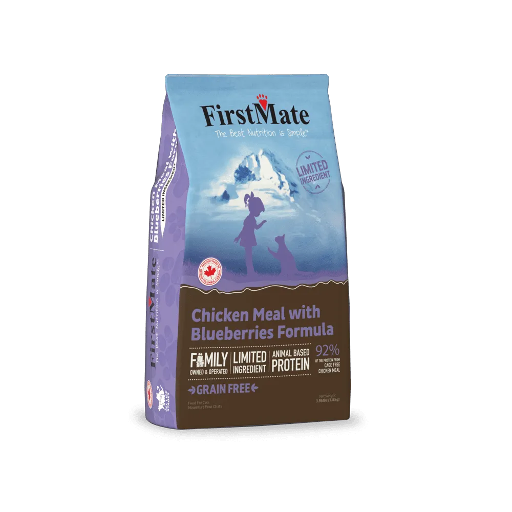 FirstMate Limited Ingredient Chicken Meal with Blueberries Dry Cat Food