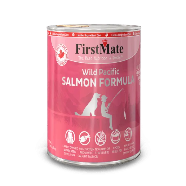 FirstMate Limited Ingredient Wild Salmon Formula Canned Dog Food