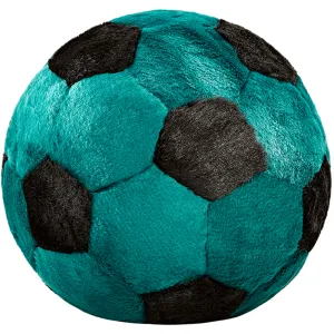 Fluff & Tuff Soccer Ball Black/Green Dog Toys