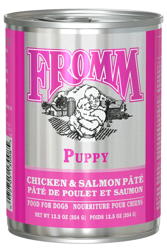 Fromm Classic Puppy Chicken & Salmon Pate Wet Dog Food