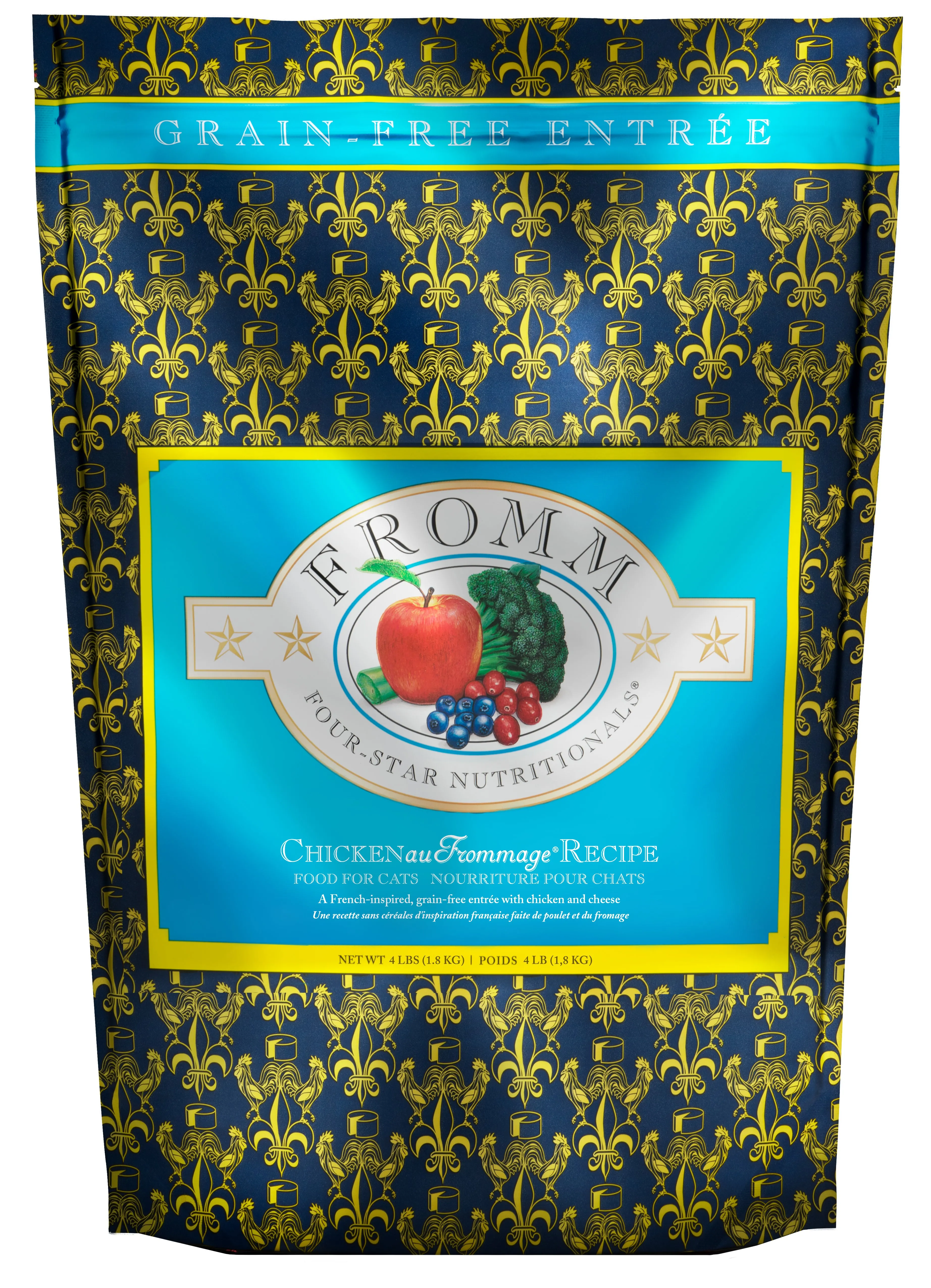 Fromm Four-Star Grain-Free Chicken au Frommage Dry Cat Food