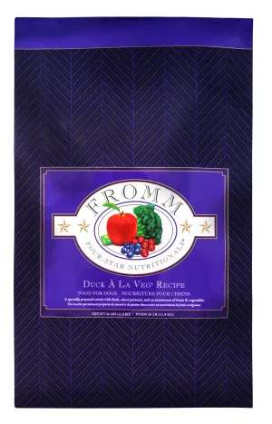 Fromm Four-Star Grain Inclusive Duck A La Veg Dry Dog Food
