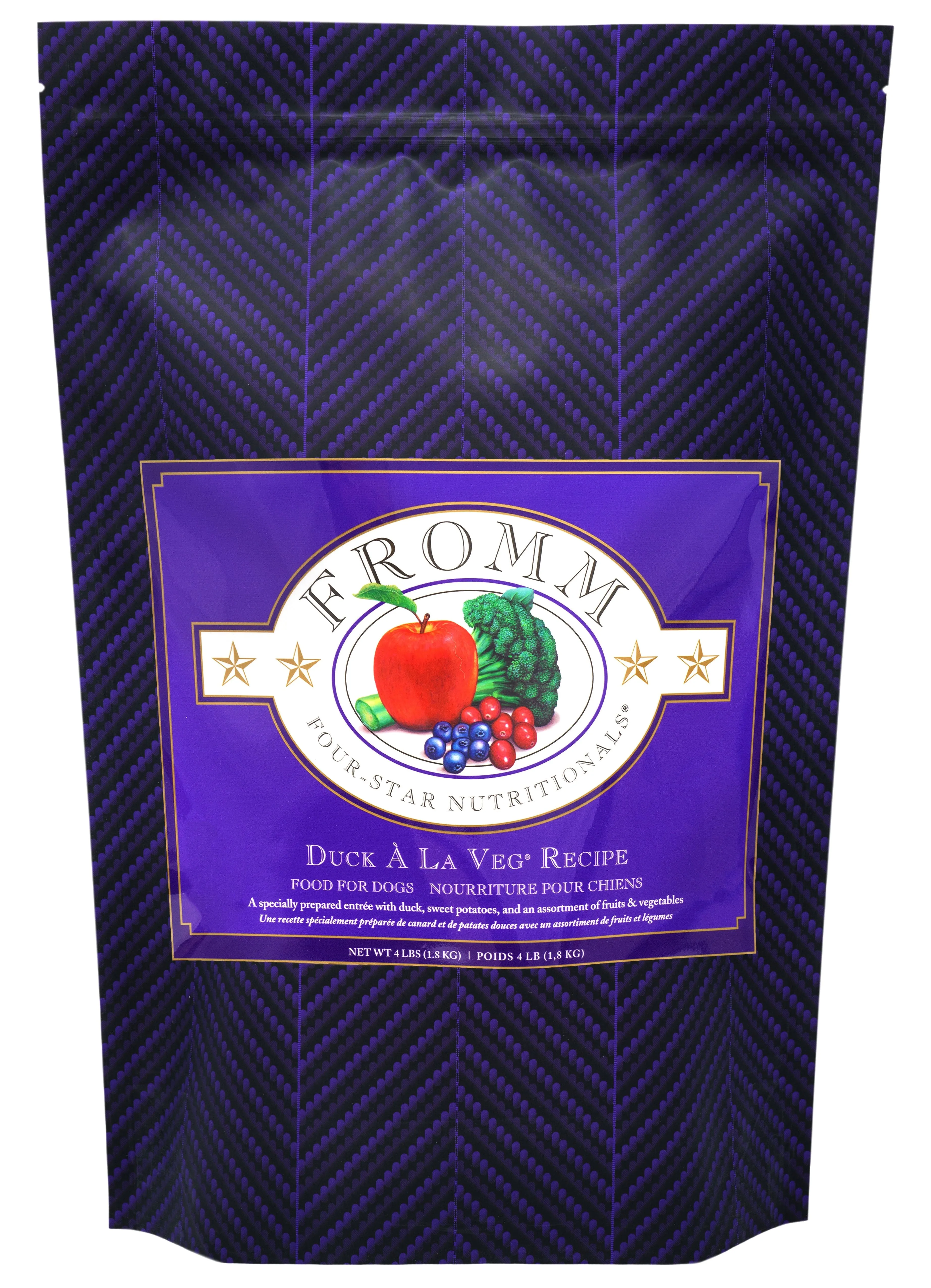 Fromm Four-Star Grain Inclusive Duck A La Veg Dry Dog Food