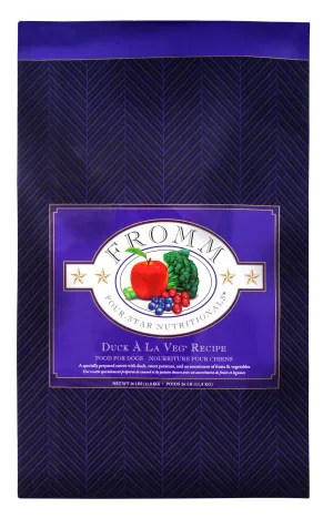 Fromm Four-Star Grain Inclusive Duck A La Veg Dry Dog Food