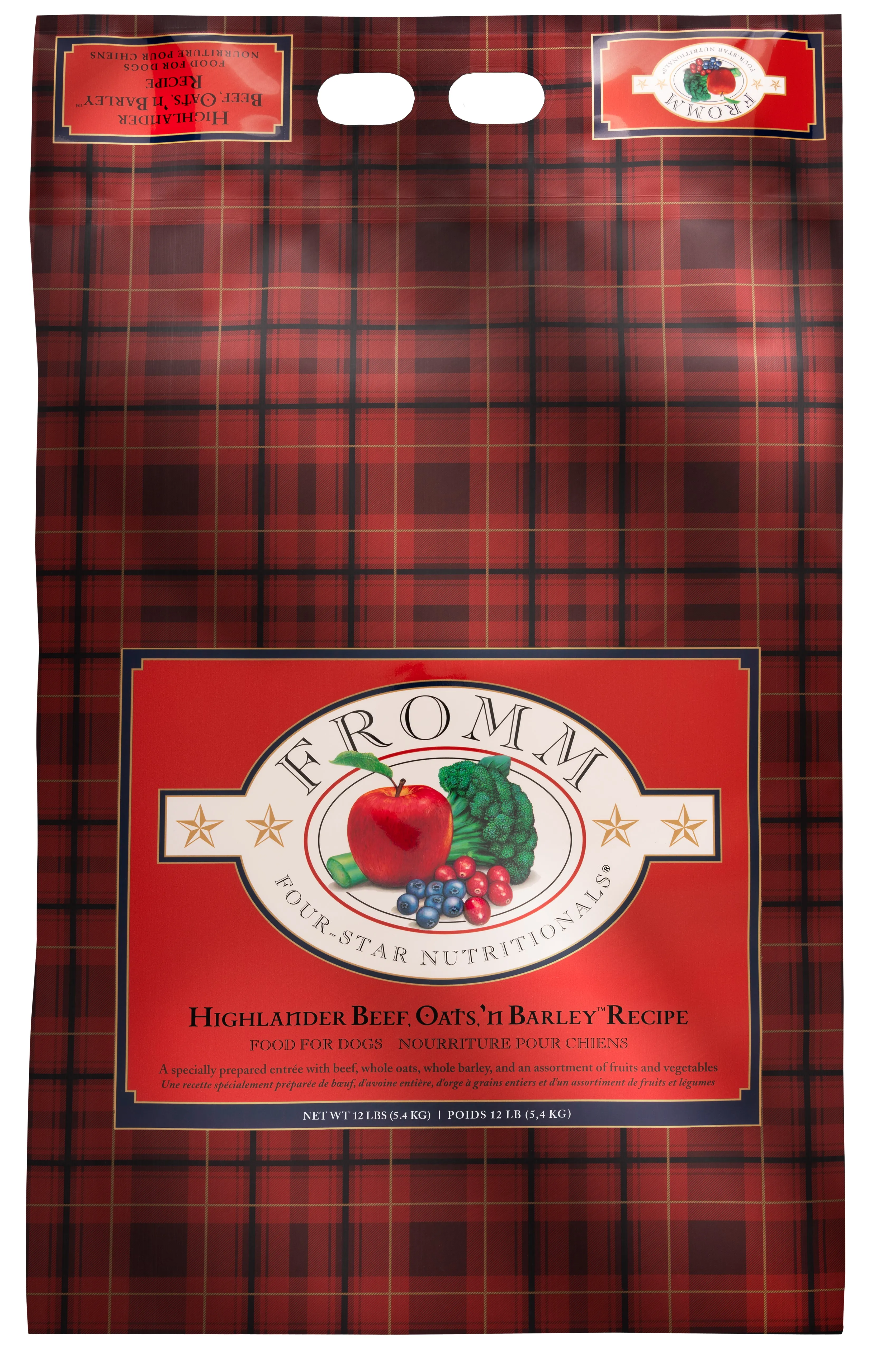 Fromm Four-Star Grain Inclusive Highlander Beef Oats and Barley Dry Dog Food