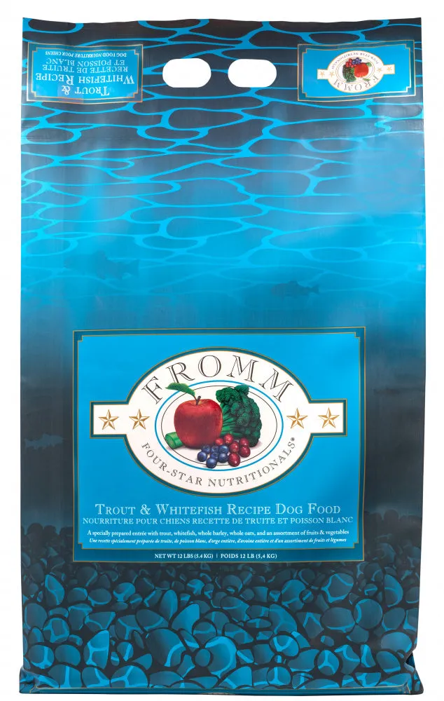 Fromm Four-Star Grain Inclusive Trout & Whitefish Recipe for Dogs