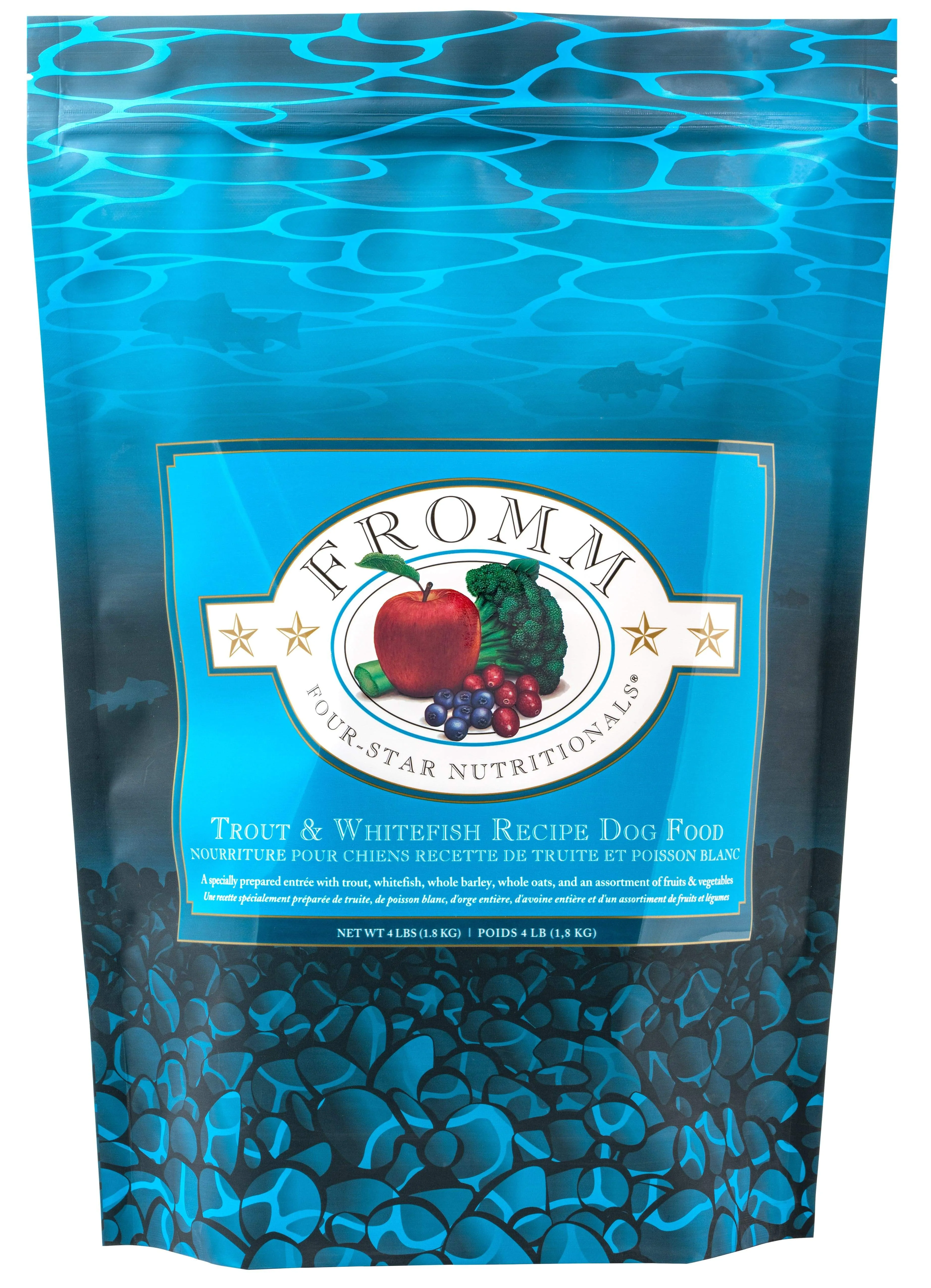 Fromm Four-Star Grain Inclusive Trout & Whitefish Recipe for Dogs