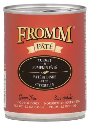 Fromm Grain-Free Turkey & Pumpkin Pate Canned Dog Food
