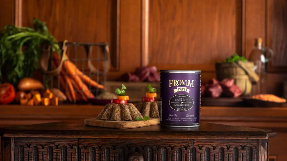 Fromm Grain Free Venison & Lentil Pate Canned Dog Food