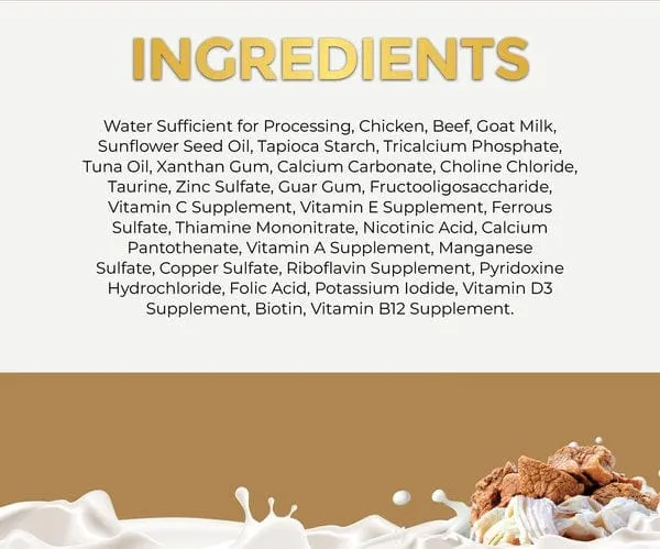 Fussie Cat Chicken with Beef in Goat Milk Gravy Shredded Canned Cat Food