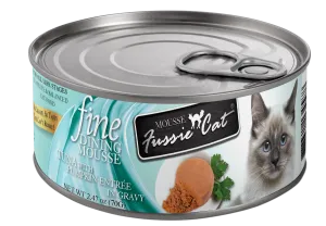 Fussie Cat Fine Dining Mousse Tuna with Pumpkin Entree in Gravy Canned Cat Food