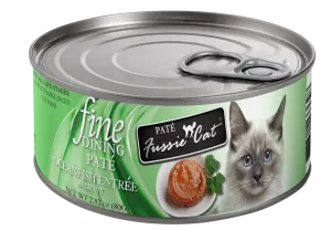 Fussie Cat Fine Dining - Pate - Oceanfish Entree in gravy Canned Cat Food